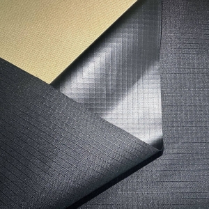 Black Membrane Anti-uv Laminated Waterproof Ripstop Oxford Protective Cover Fabr