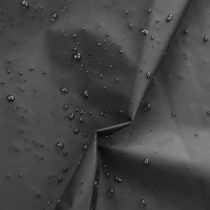 PU Coating Nylon Taffeta Fabric/milky Co